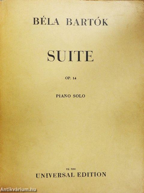 Tíz könnyű zongoradarab/14 Bagatell zongorára/Román Kolinda-dallamok/Román népi táncok zongorára/Három rondó/Suite/Allegro Barbaro