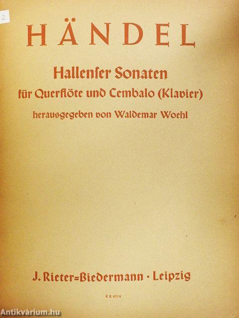 Zwei Sonaten/Drei Hallenser Sonaten/Sonaten für Violine mit Beziffertem Bass/Sonaten für Violine und Pianoforte