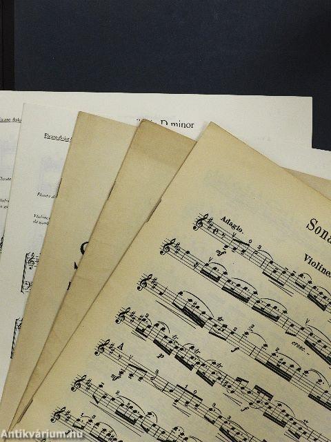 Zwei Sonaten/Drei Hallenser Sonaten/Sonaten für Violine mit Beziffertem Bass/Sonaten für Violine und Pianoforte