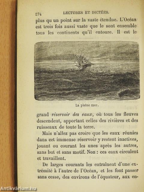 Grammaire accompagnée d'exercices lectures et dictées