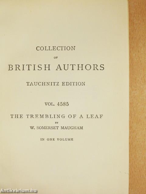 The Trembling of a Leaf