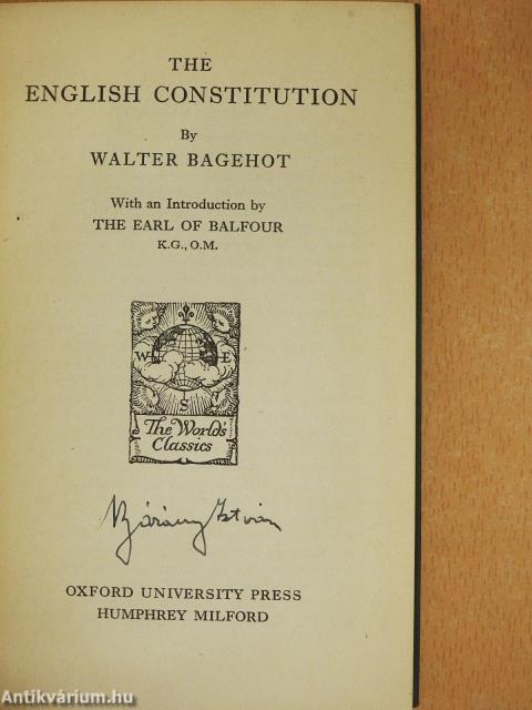 The English Constitution