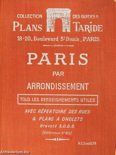 Paris par arrondissement