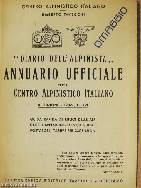 "Diario dell'alpinista"