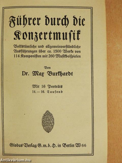 Führer durch die Konzertmusik