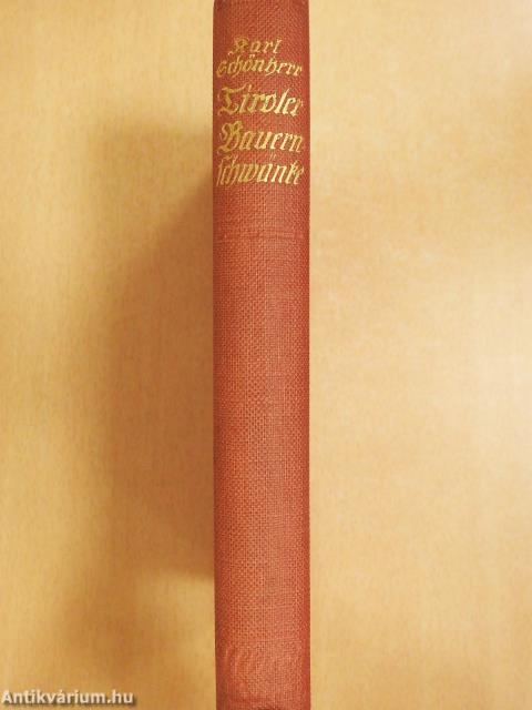 Tiroler Bauernschwänke (gótbetűs)