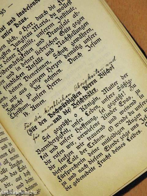 Gebräuchliche Gebete u. Andachten (gótbetűs)