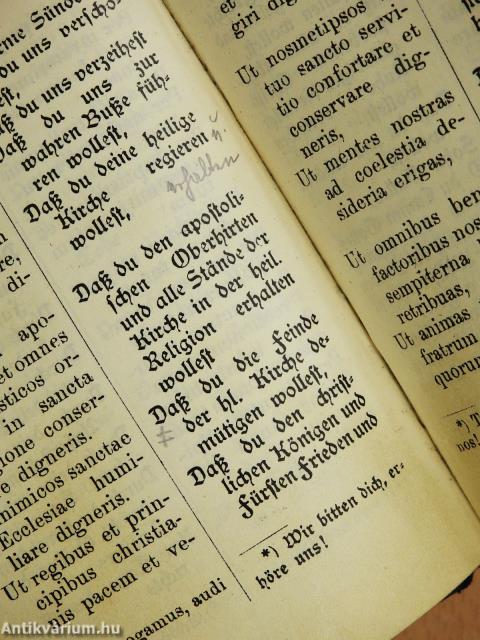 Gebräuchliche Gebete u. Andachten (gótbetűs)