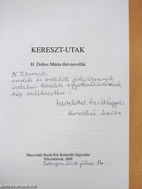 Kereszt-utak (dedikált példány)