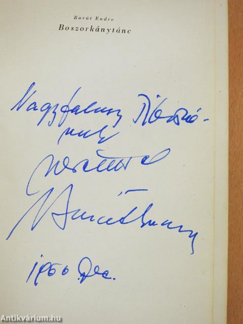 Boszorkánytánc (dedikált példány)