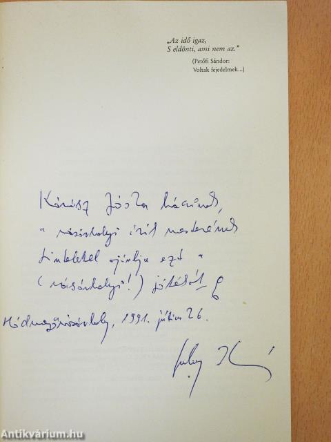 Életfa (dedikált példány)