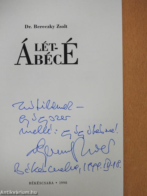 Létábécé (dedikált példány)