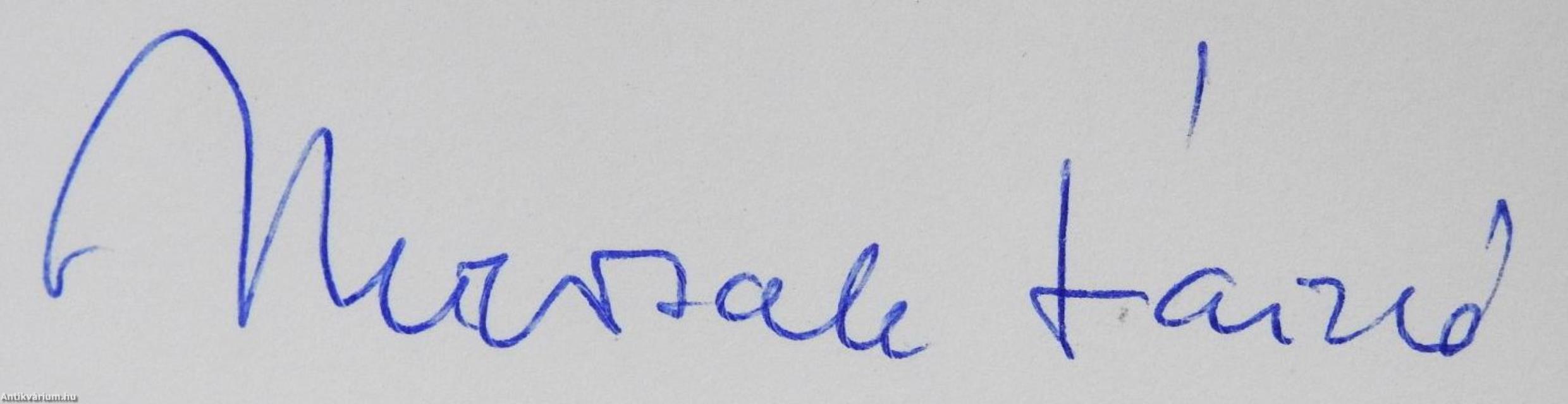 Pókhálófüggvények (dedikált példány)