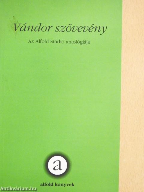 Vándor szövevény (dedikált példány)