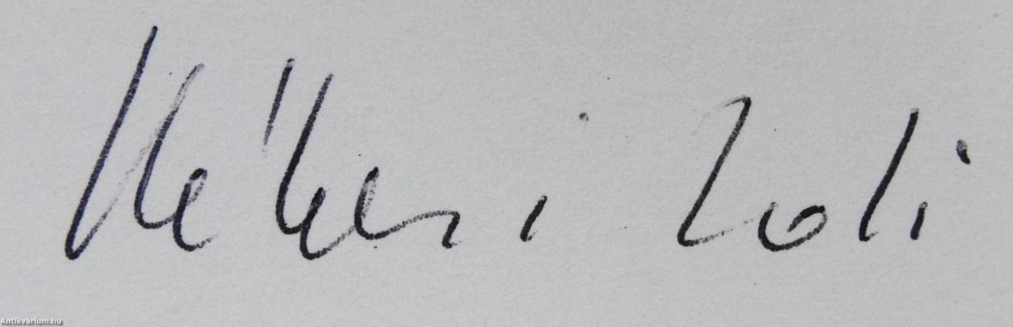 Vándor szövevény (dedikált példány)