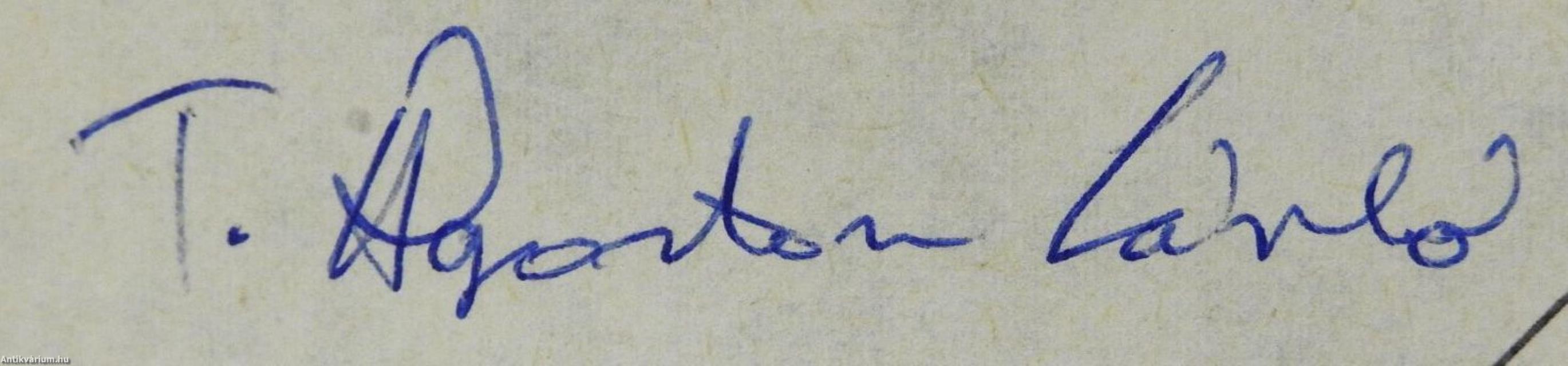 A szókimondás évada (többszörösen dedikált példány)