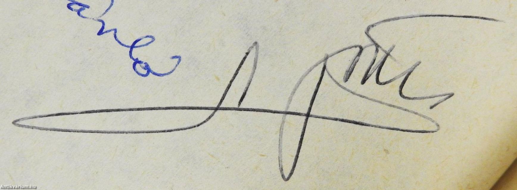 A szókimondás évada (többszörösen dedikált példány)