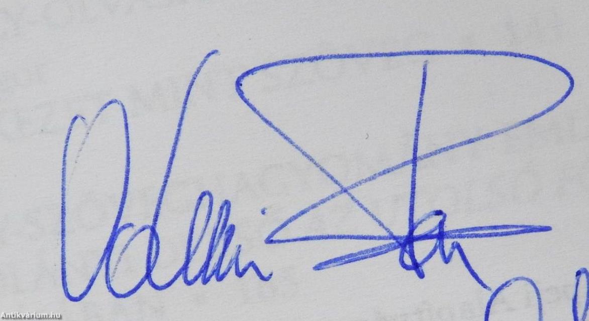 Határon (kétszeresen dedikált példány)