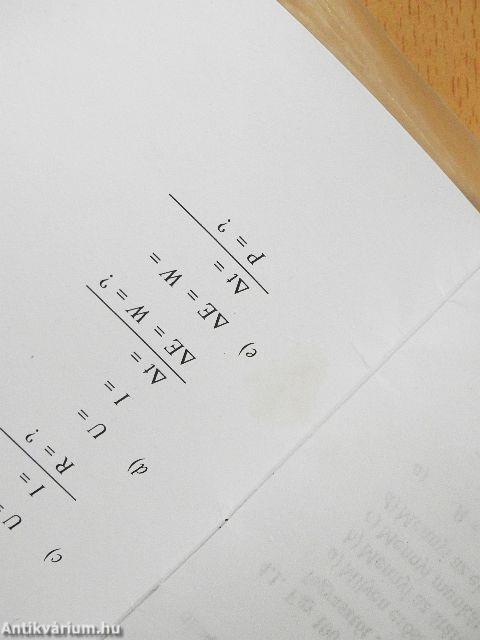 Fizika munkafüzet 14 éveseknek