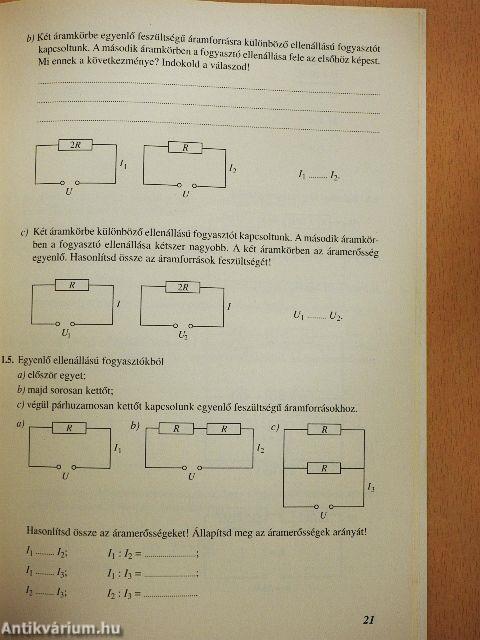 Fizika munkafüzet 8.