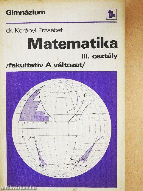 Matematika III.