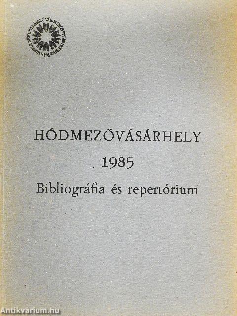 Hódmezővásárhely 1985