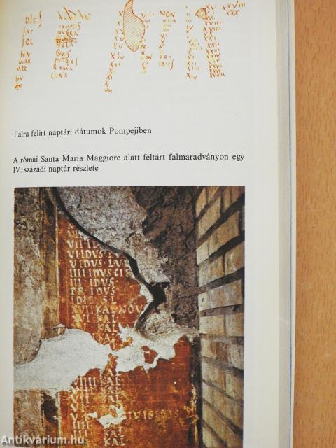 Naptári rendszerek és időszámítás (dedikált példány)