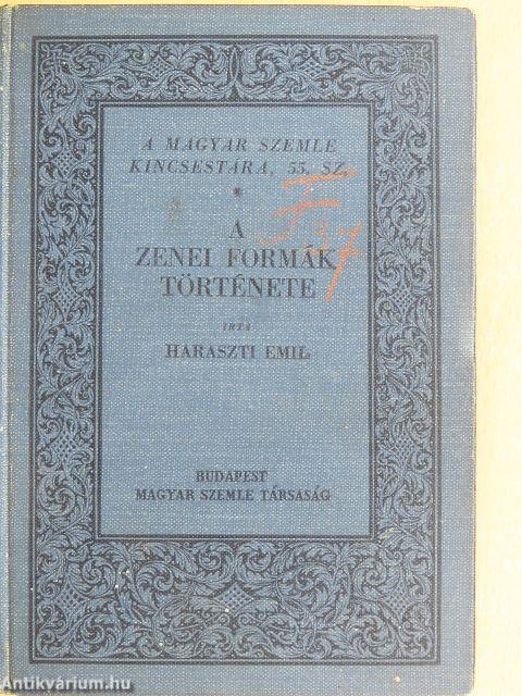 A zenei formák története