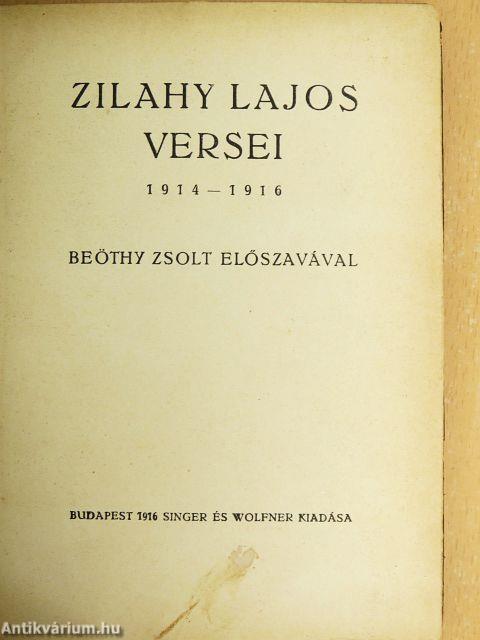 Zilahy Lajos versei
