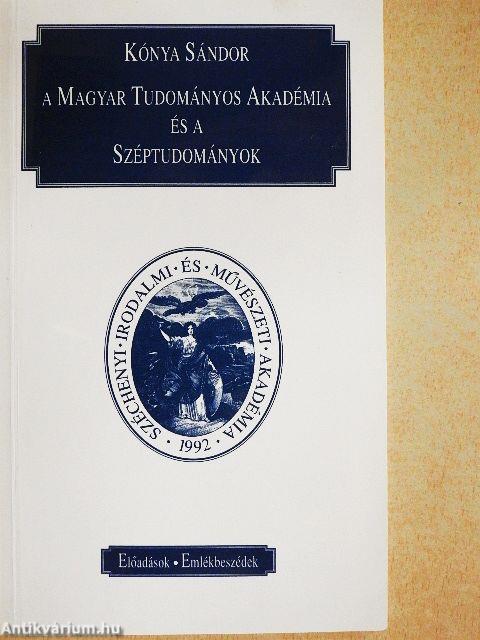 A Magyar Tudományos Akadémia és a Széptudományok