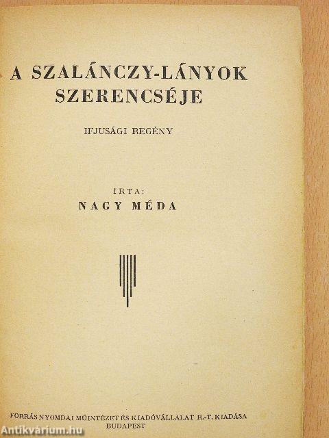 A Szalánczy-lányok szerencséje