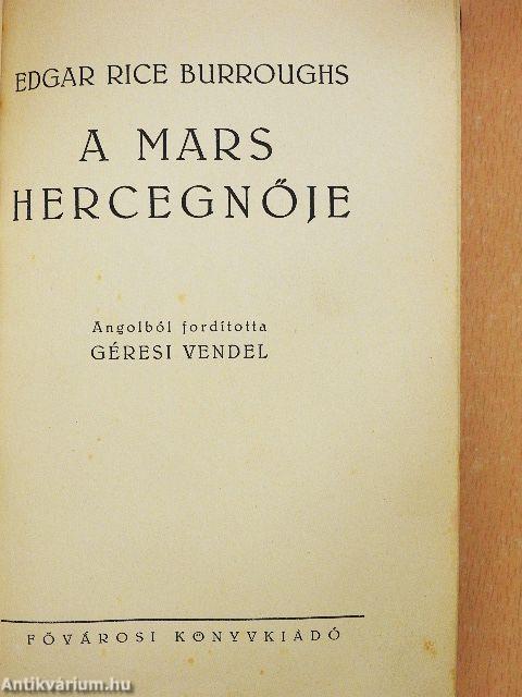 A Mars hercegnője
