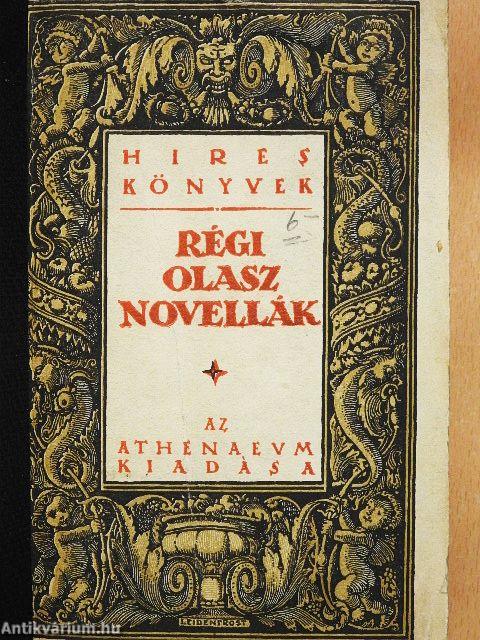 Régi olasz novellák