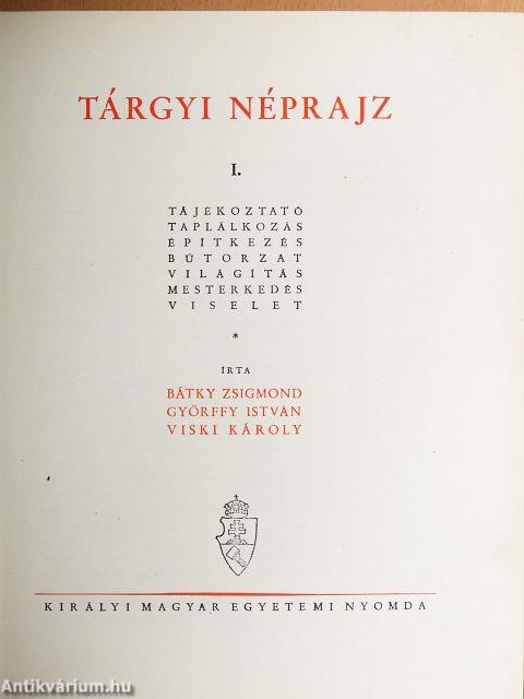 A magyarság néprajza I-IV.