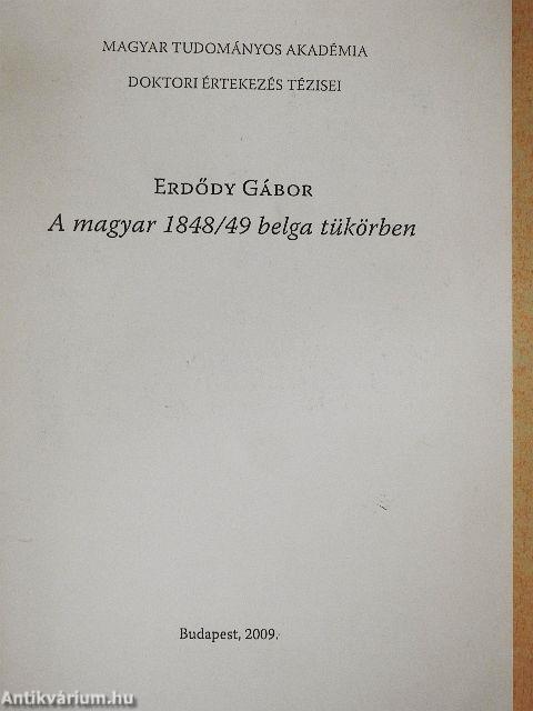 A magyar 1848/49 belga tükörben