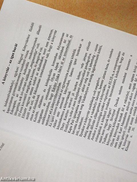 Gondolatok a könyvtárról