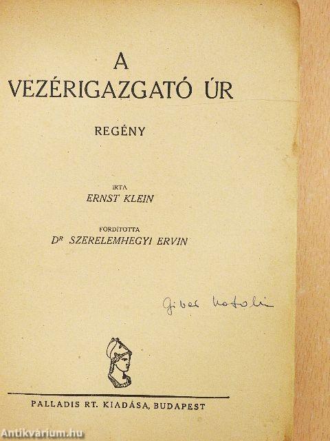 A vezérigazgató úr