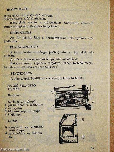 Dacia 1310 kezelési és karbantartási utasítás