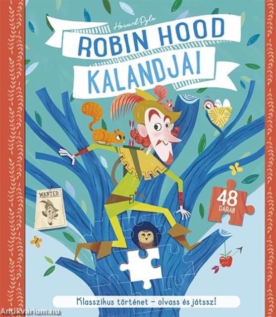 Robin Hood kalandjai - könyv + kirakós