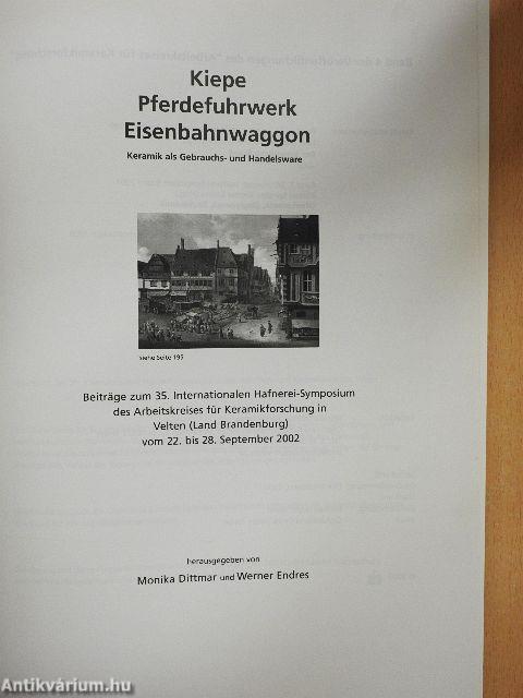 Kiepe Pferdefuhrwerk Eisenbahnwaggon