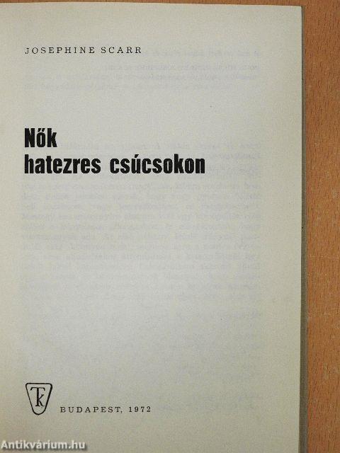 Nők hatezres csúcsokon