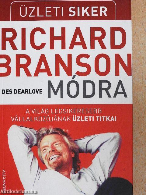Üzleti siker Richard Branson módra