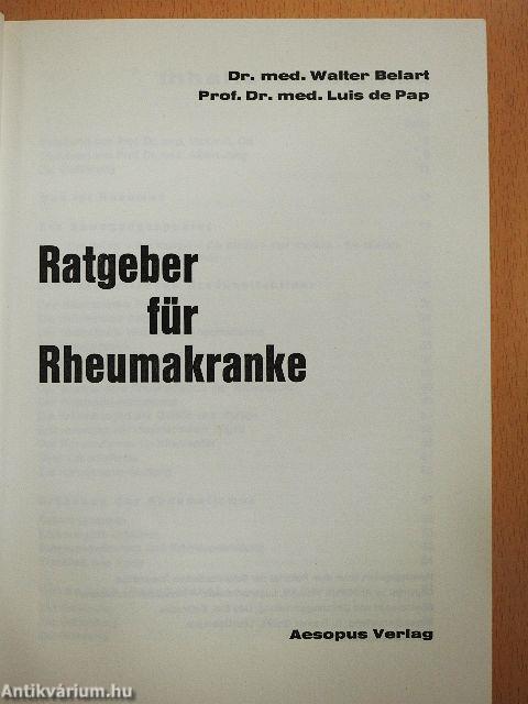 Ratgeber für Rheumakranke