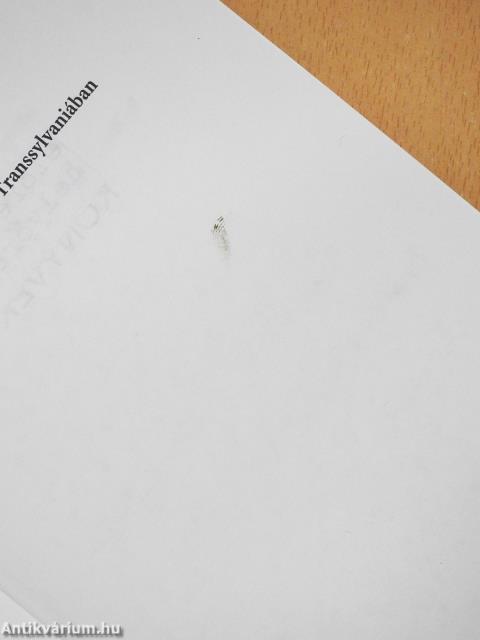 Irodalomtörténések Transsylvaniában (dedikált példány)