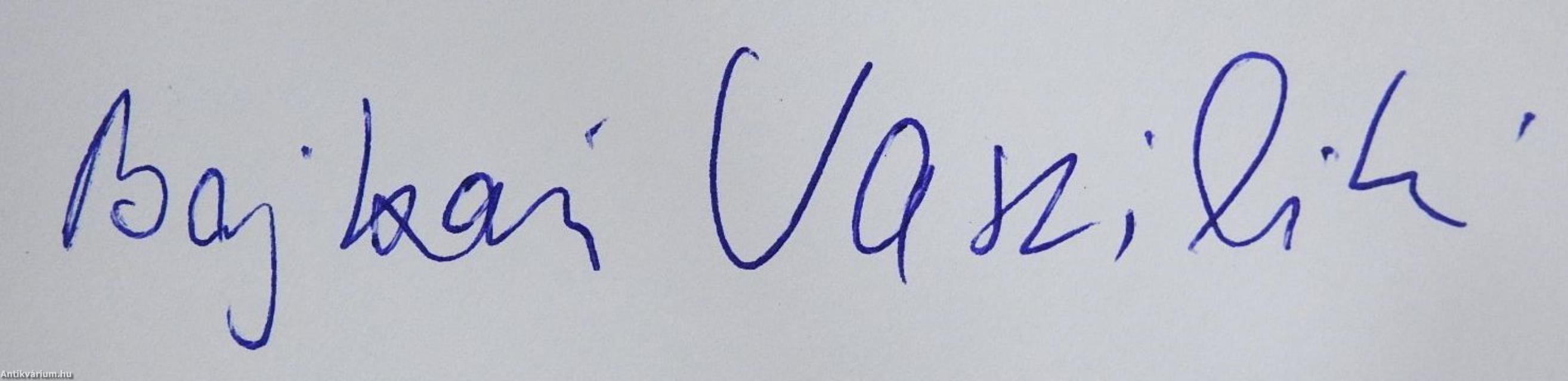 Kőbányai görögök (dedikált példány)