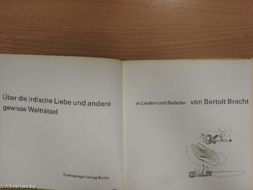 Über die irdische Liebe und andere gewisse Welträtsel - Lemezzel