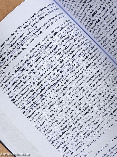 "A nagy politikai affér" I.