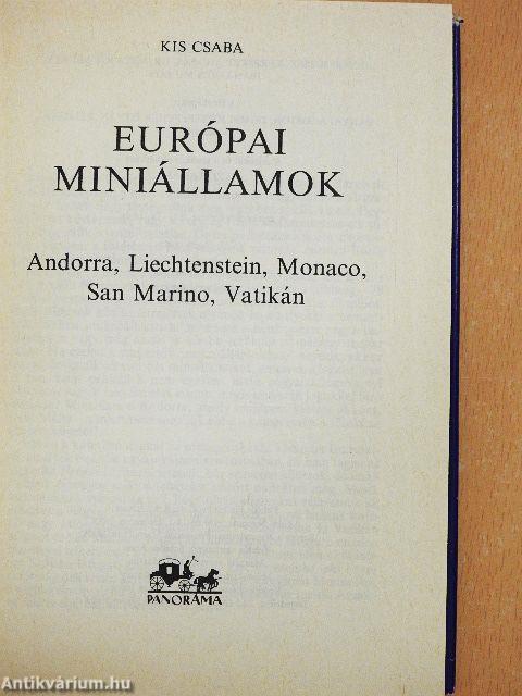 Európai miniállamok