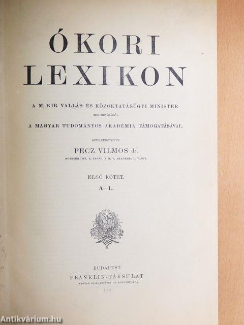 Ókori lexikon I-II.