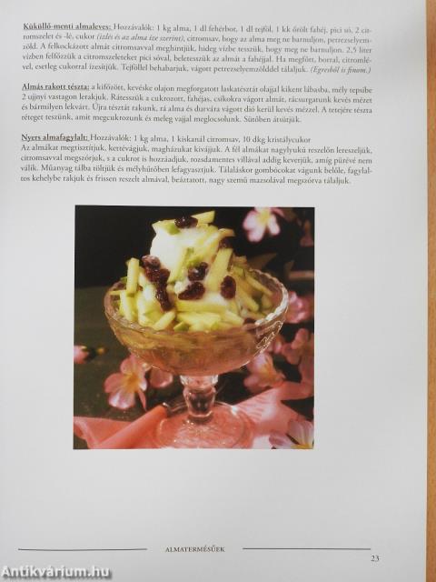 Gyümölcstermő növények a Kárpát-medencében (dedikált példány)